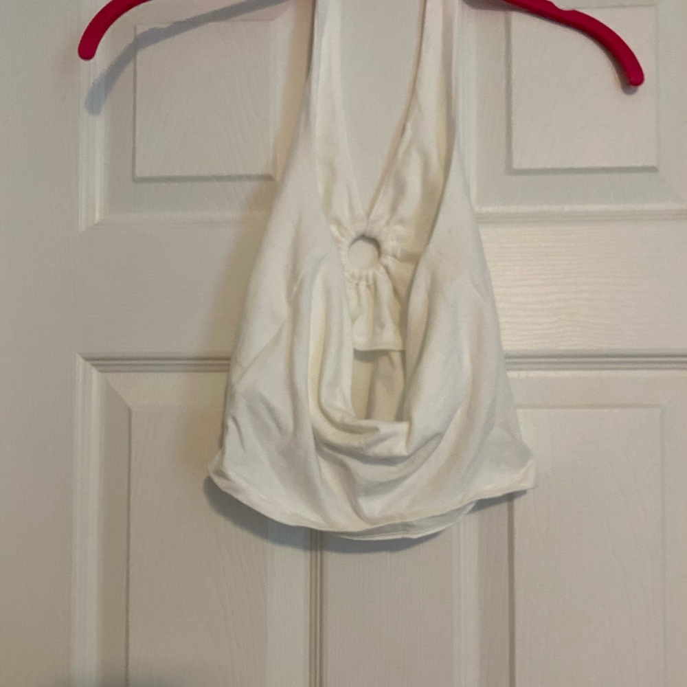 O-Ring halter top. Hollister. Never worn